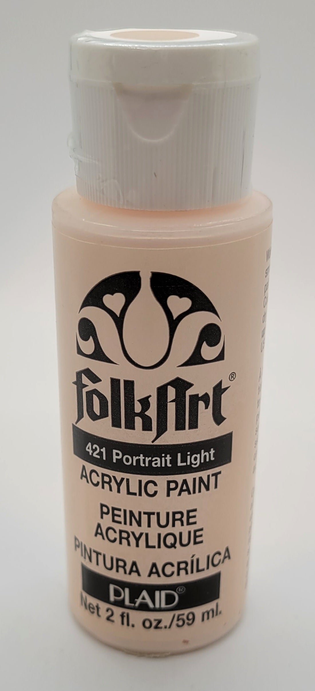 Plaid FolkArt Glow In The Dark Acrylic Paint - Blue, 2 oz, Bottle