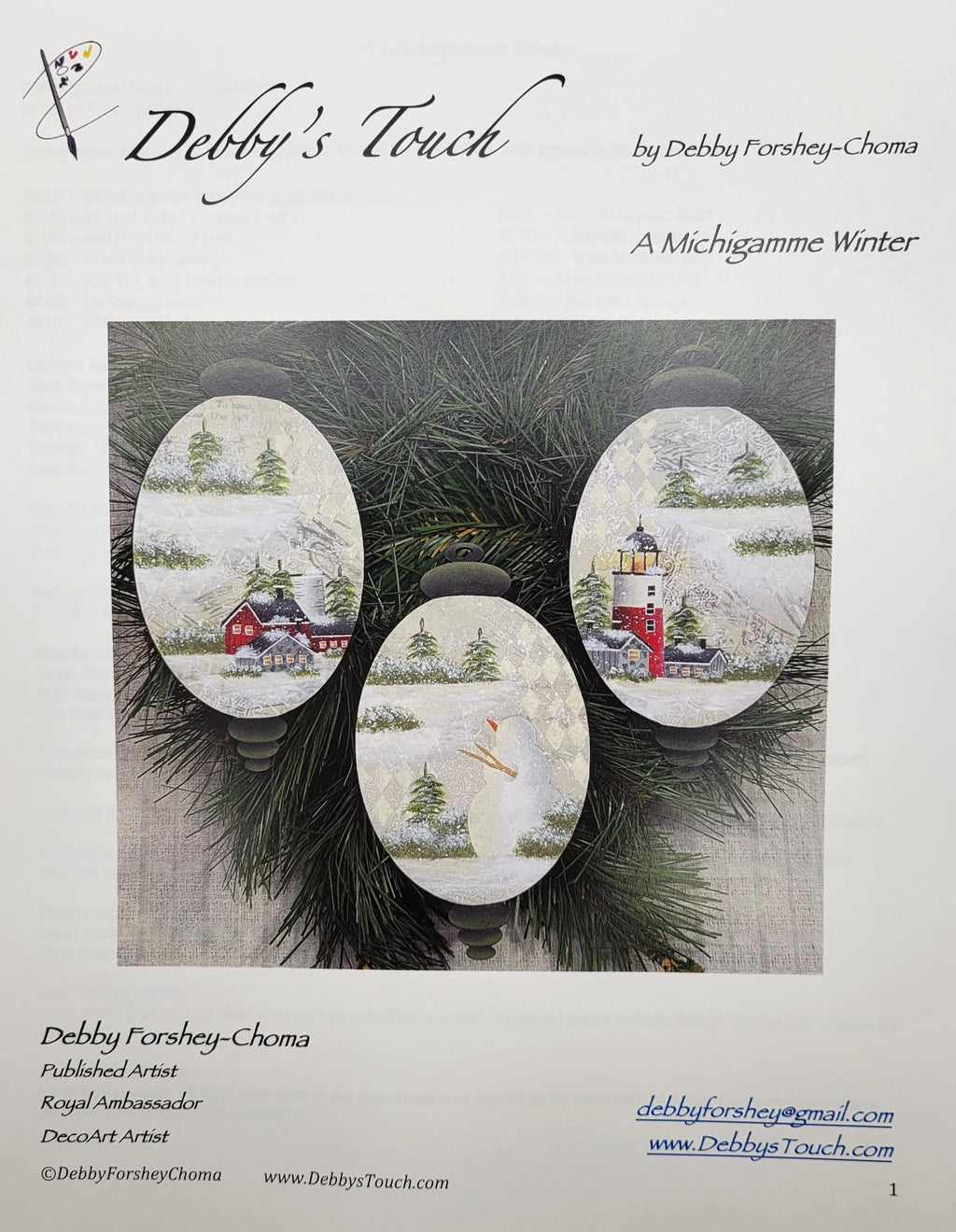 A Michigamme Winter Packet by Debby Forshey-Choma