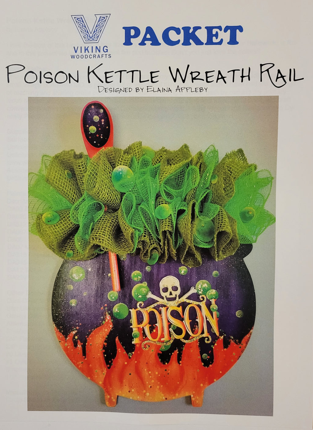 Poison Kettle Wreath Rail Packet by Elaina Appleby