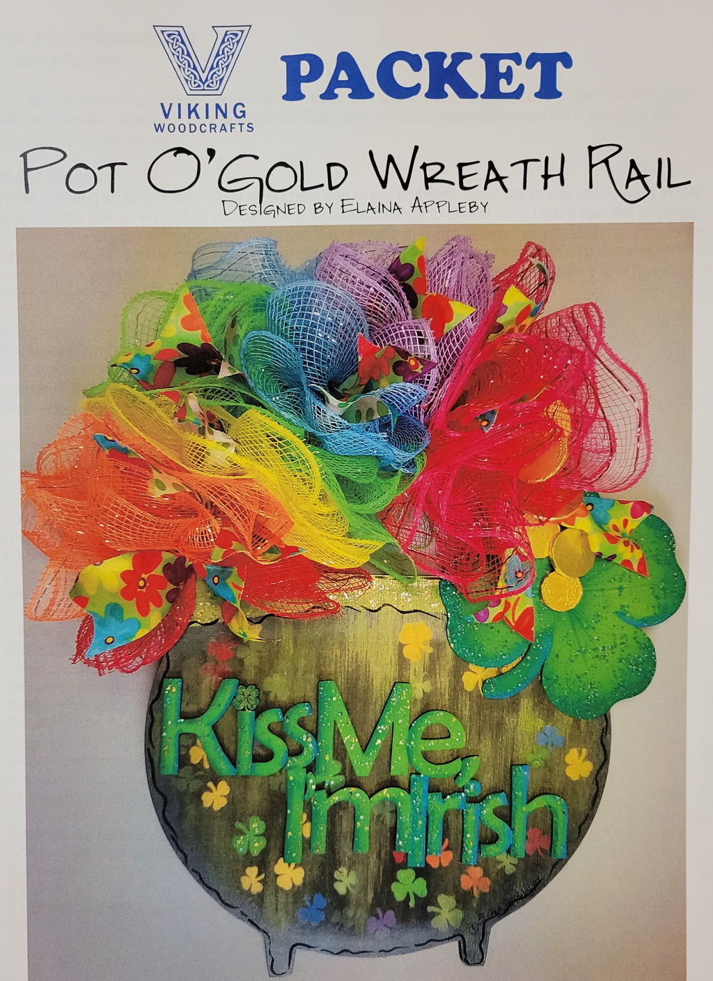 Pot O' Gold Wreath Rail Packet by Elaina Appleby
