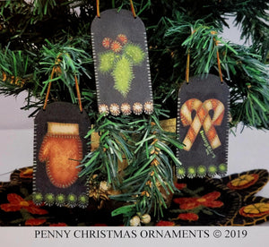 Penny Christmas Ornaments packet by Barbara Bunsey