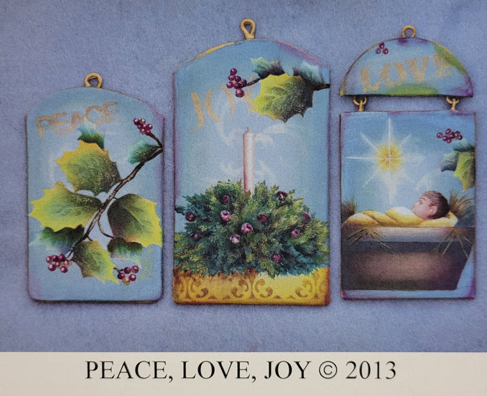 Peace, Love, Joy  packet by Barbara Bunsey