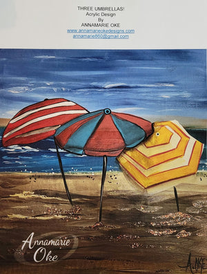Three Umbrellas! Packet by Annamarie Oke