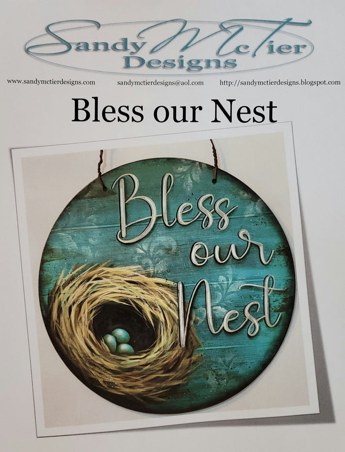 Bless Our Nest packet by Sandy McTier