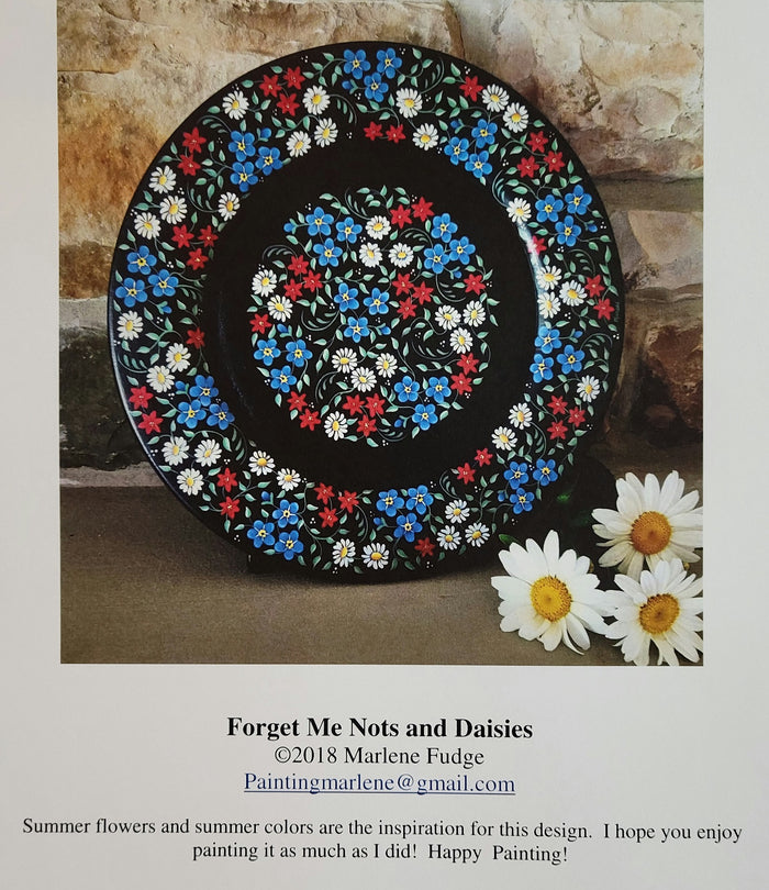 Forget Me Nots and Daisies packet by Marlene Fudge