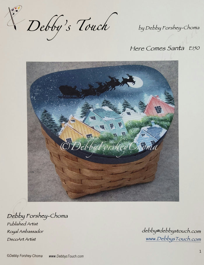 Here Comes Santa packet by Debby's Touch