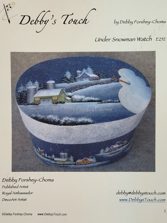 Under Snowman Watch packet by Debby's Touch