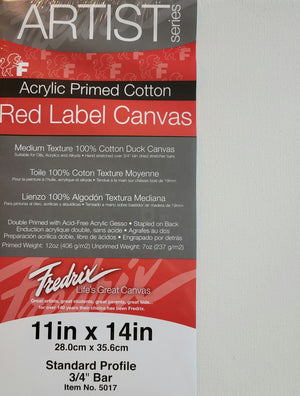 Red Label Cotton Duck Canvas by Fredrix
