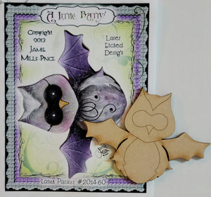 A Little Batty Pin by Jamie Mills-Price