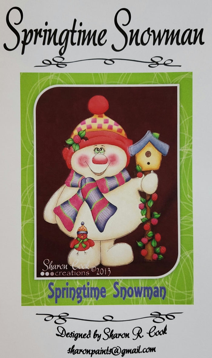 Springtime Snowman packet by Sharon Cook