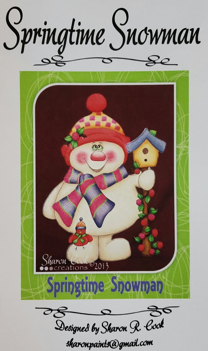 Springtime Snowman packet by Sharon Cook – Painting World Magazine ...