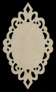 Ornament, Lacy Oval