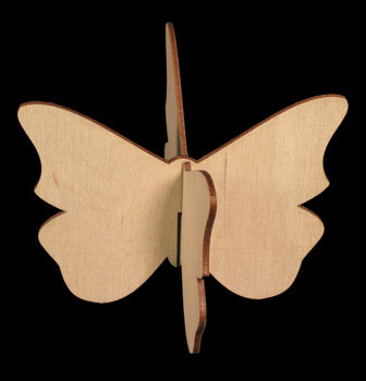 3-D Butterfly table ornament, 3 3/4"  x 5 1/8"