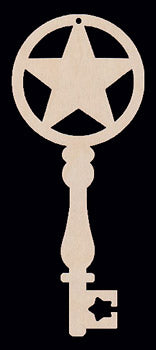 Ornament, Key, Star Circle