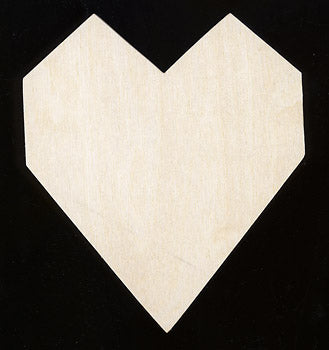 Cutout, Heart, 6 1/2" x 5 1/2"