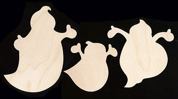 Cutout, Ghost, Set Of 3