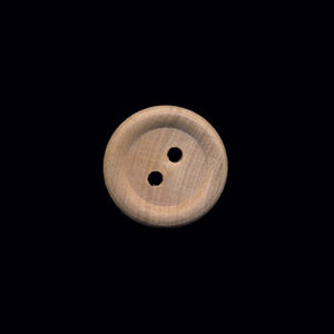 Button, Wood, 3/4"