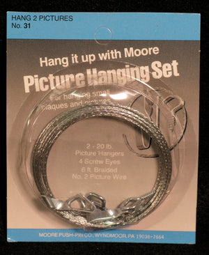 Picture Hanging Set by Moore Push-pin Co.