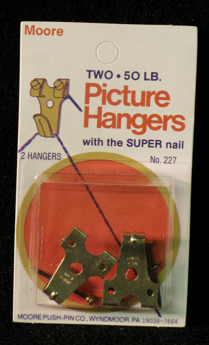 Picture Hangers, Super Nail by Moore Push-pin Co.