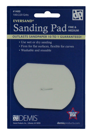 Sanding Pad, Oval, Carded