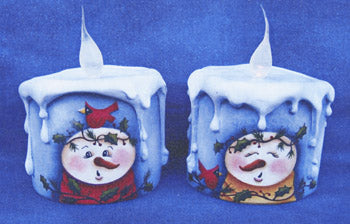 Holly Jolly Candles Packet by Sandy Holman