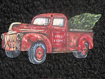 Old Red Pickup Truck Packet by Debbie Cotton