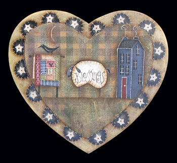 Blessing Heart Plaque Packet by Martha Smalley