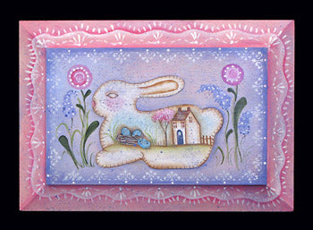 Spring Bunny Plaque Packet by Martha Smalley