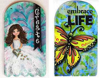 Create & Embrace Life Mini Journal Covers Packet by Sandy McTier