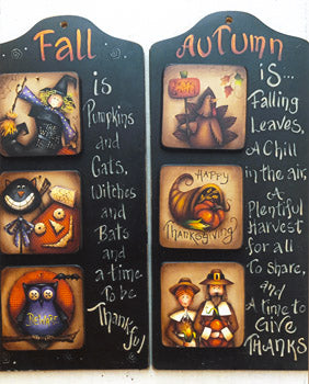 Fall Is / Autumn Is Packet Designed and Painted by Maxine Thomas 