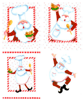 Baking Santas Packet by Pat Olson
