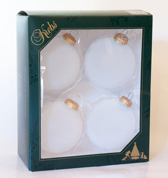 Ornaments, Frosted Glass Set