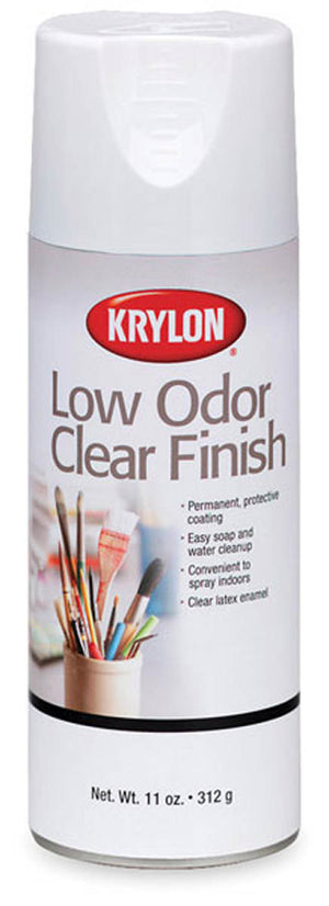 Low Odor Clear Finish Spray, Matte by Krylon