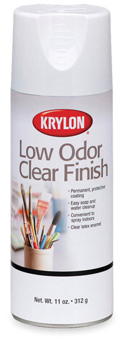 Low Odor Clear Finish Spray, Matte by Krylon