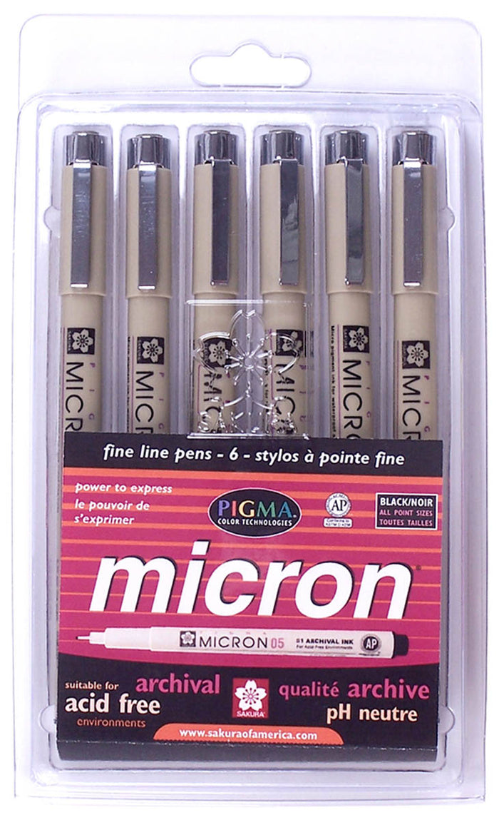 Pigma Micron Pen Set by Sakura