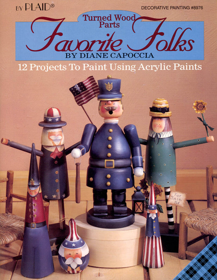 Turned Wood Parts Favorite Folks by Diane Capoccia