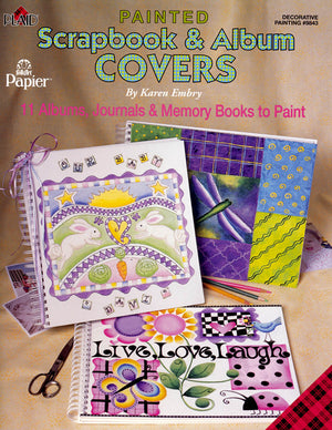 Painted Scrapbook & Album Covers by Karen Embry