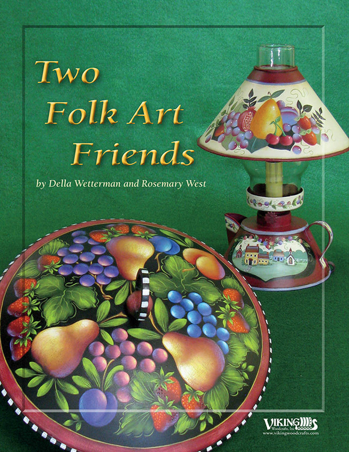 Two Folk Art Friends by Della Wetterman and Rosemary West