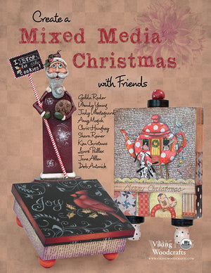Create a Mixed Media Christmas with Friends by Combined Artists
