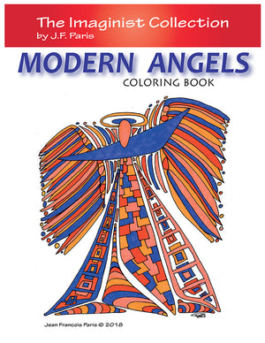 Modern Angels Coloring Book by J.F. Paris