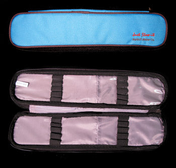 Ocean Blue, 'Just Stow It' Slim Brush Case by Martin/F. Weber