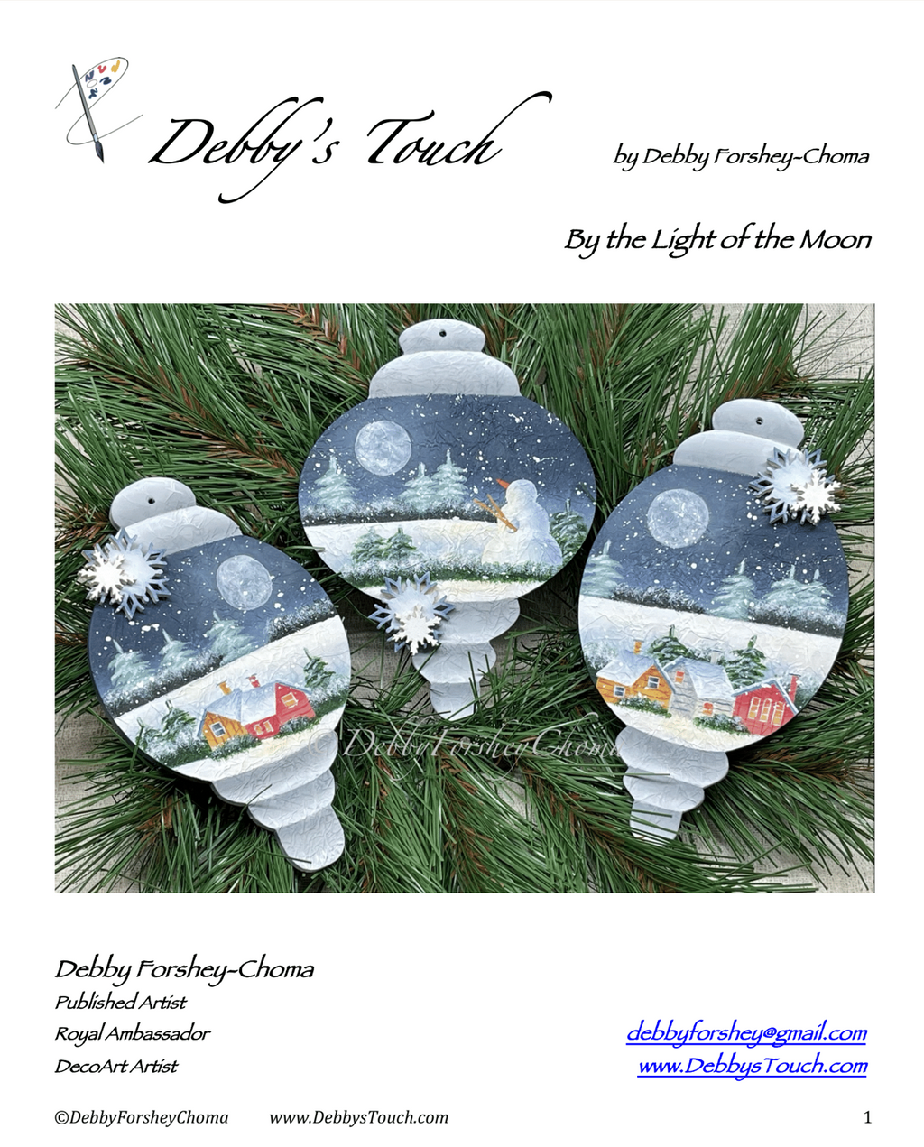 By The Light of The Moon Packet by Debby Forshey-Choma