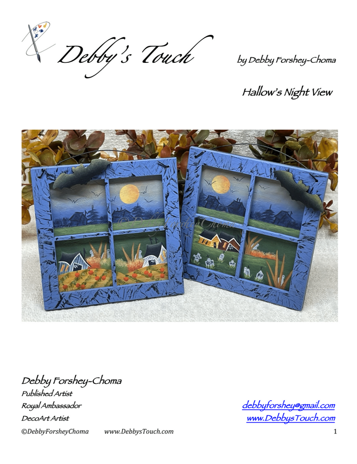 Hallows Night View Packet by Debby Forshey-Choma